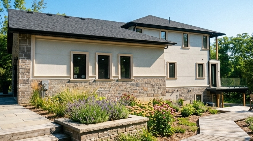 EIFS Stucco project by DYO-M Construction